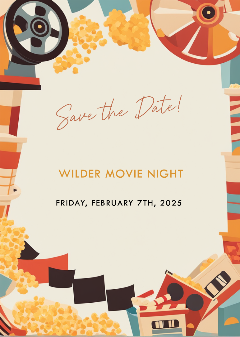 Save the Date Wilder Movie Night